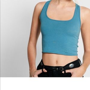 Blue tank from express